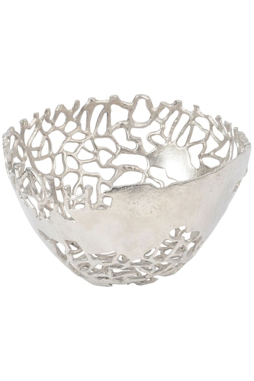 Libra Silver Apo Coral Aluminium Bowl
