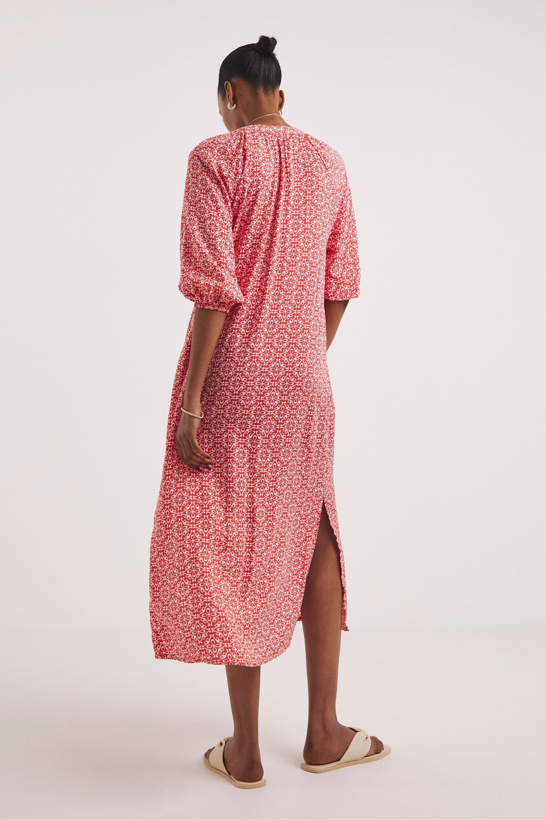Buy JD Williams Red Kaftan Shirt Dress With Side Slits from Next Germany