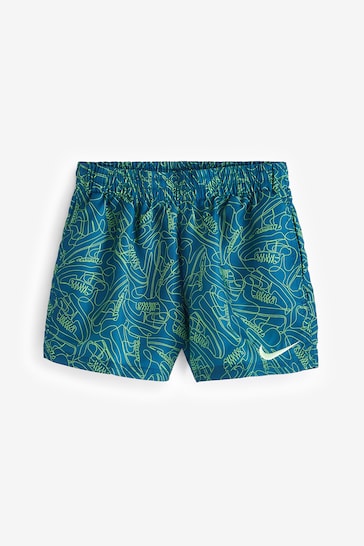 Nike Blue 4 Inch Volley Shorts