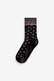 Multi Hearts/Spots Ankle Socks 4 Pack - Image 3 of 5