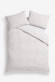 2 Pack Monochrome Daisy Heart Reversible Duvet Cover and Pillowcase Set - Image 7 of 7