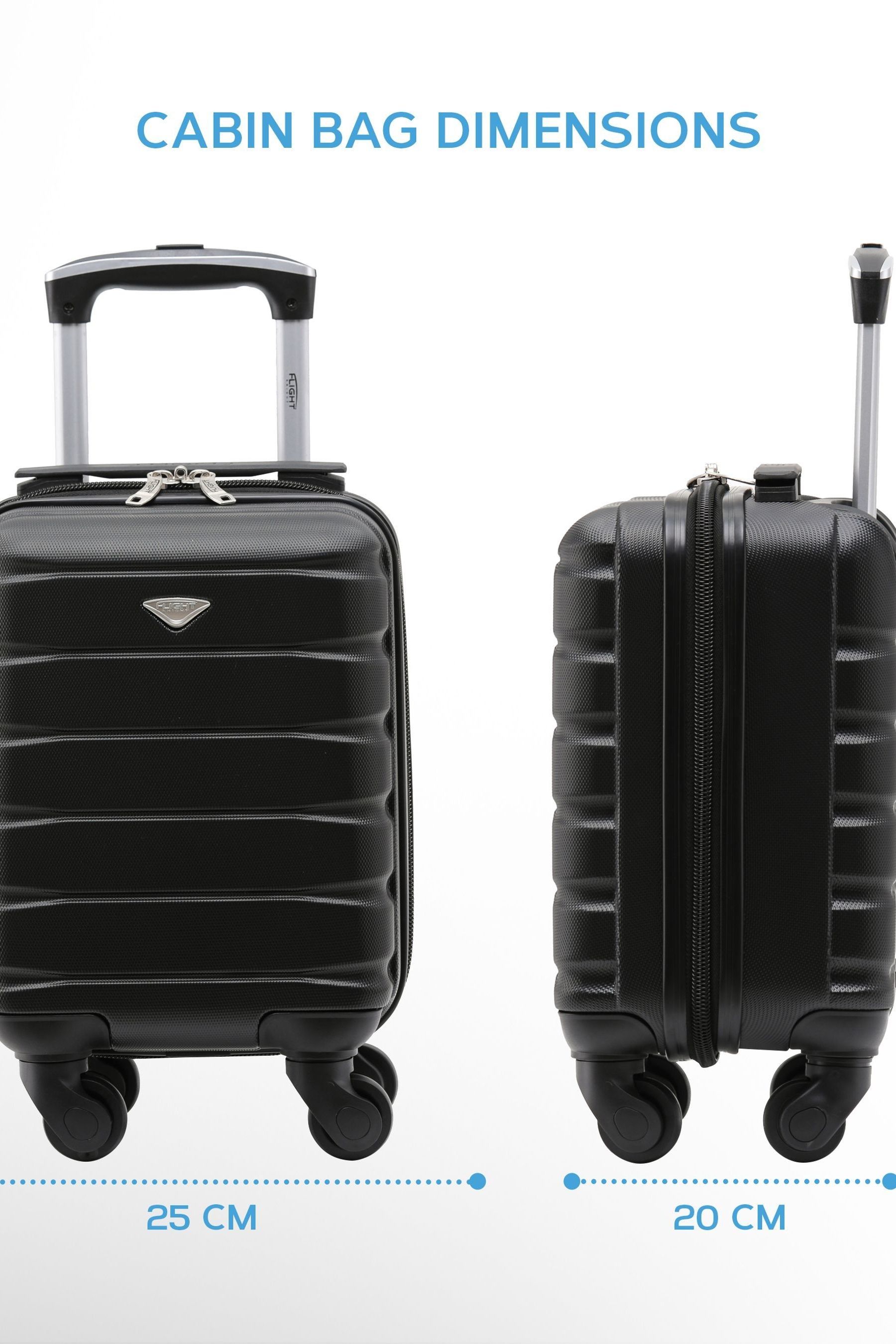 Flight Knight Black Luggage