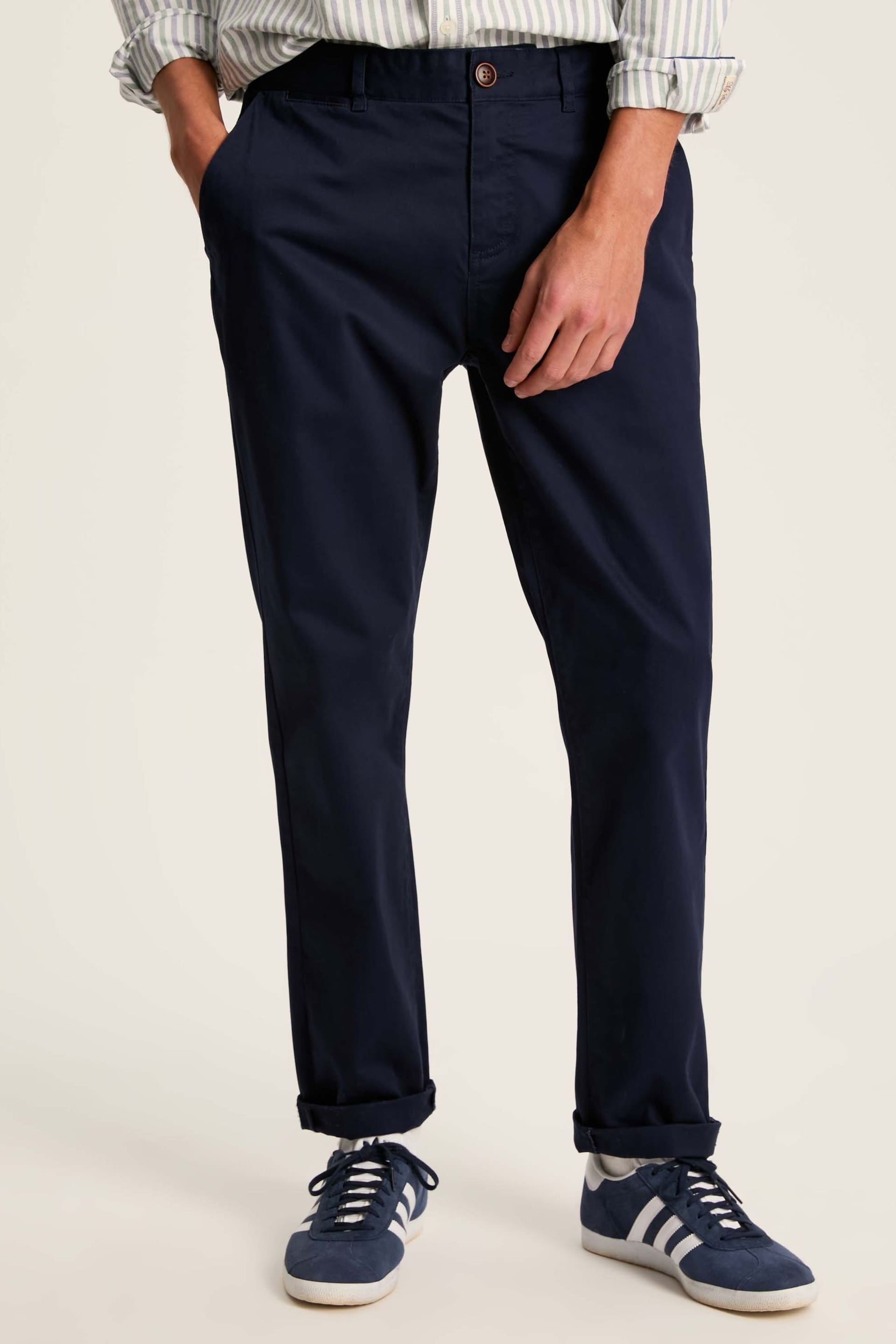 Joules Stamford Navy Blue Slim Fit Chinos - Image 1 of 6