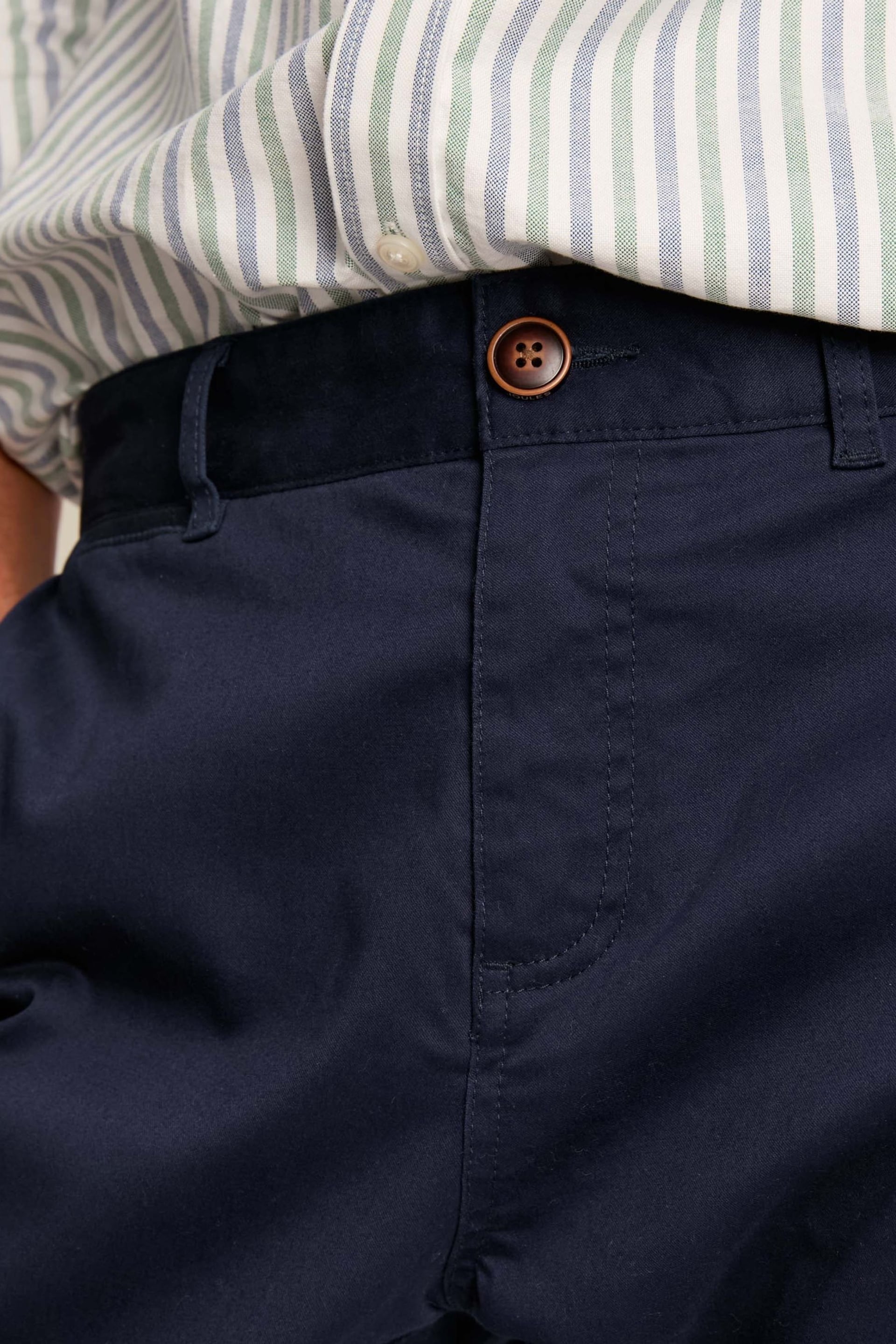 Joules Stamford Navy Blue Slim Fit Chinos - Image 4 of 6