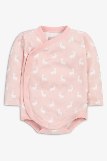 The Little Tailor Baby Easter Bunny Print Soft Cotton Bodysuit