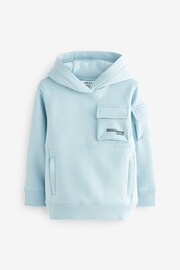 Pale Blue Hoodie Utility Hoodie (3-16yrs) - Image 1 of 4