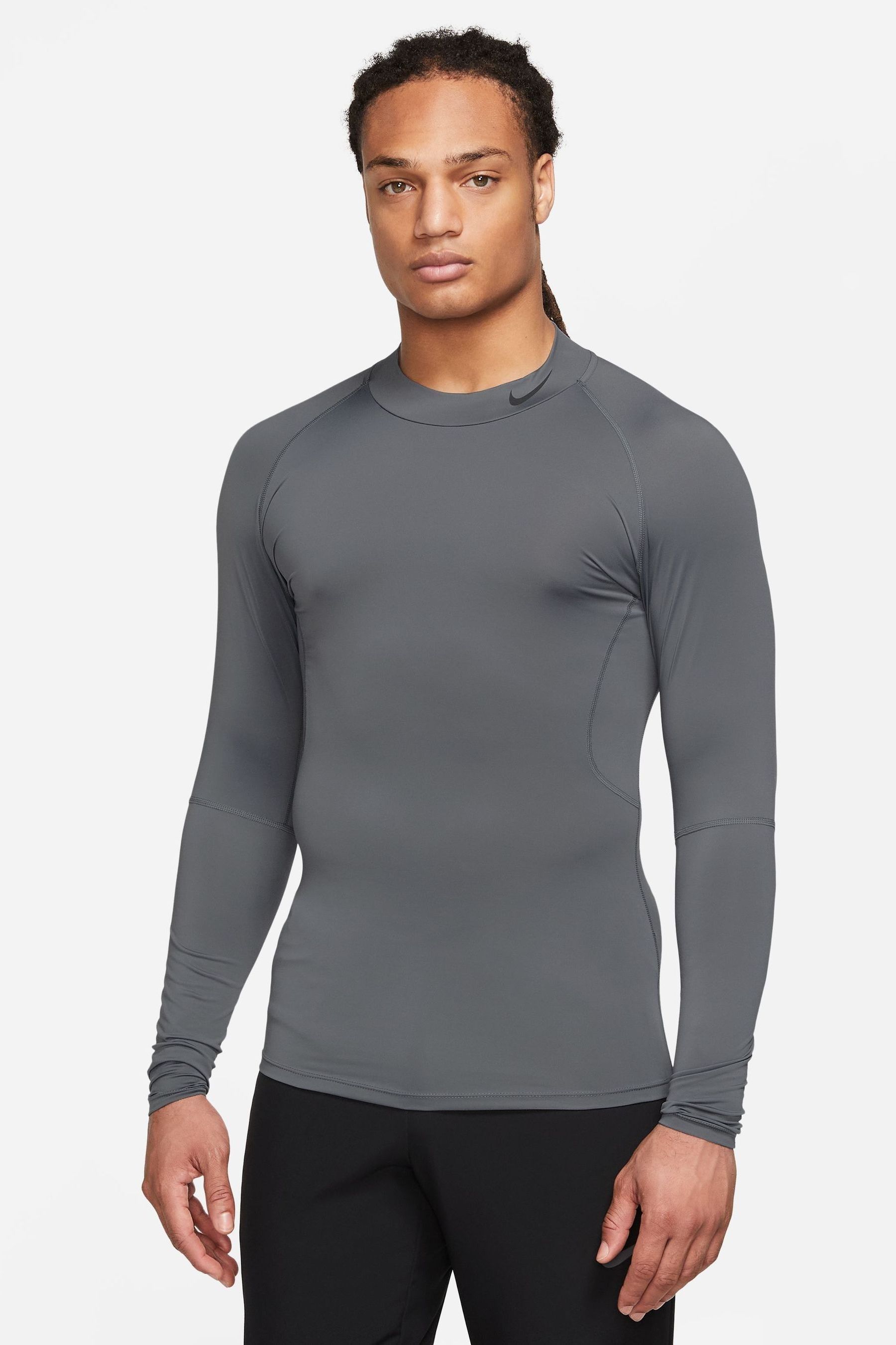 Nike pro dri fit fitted long sleeve hotsell