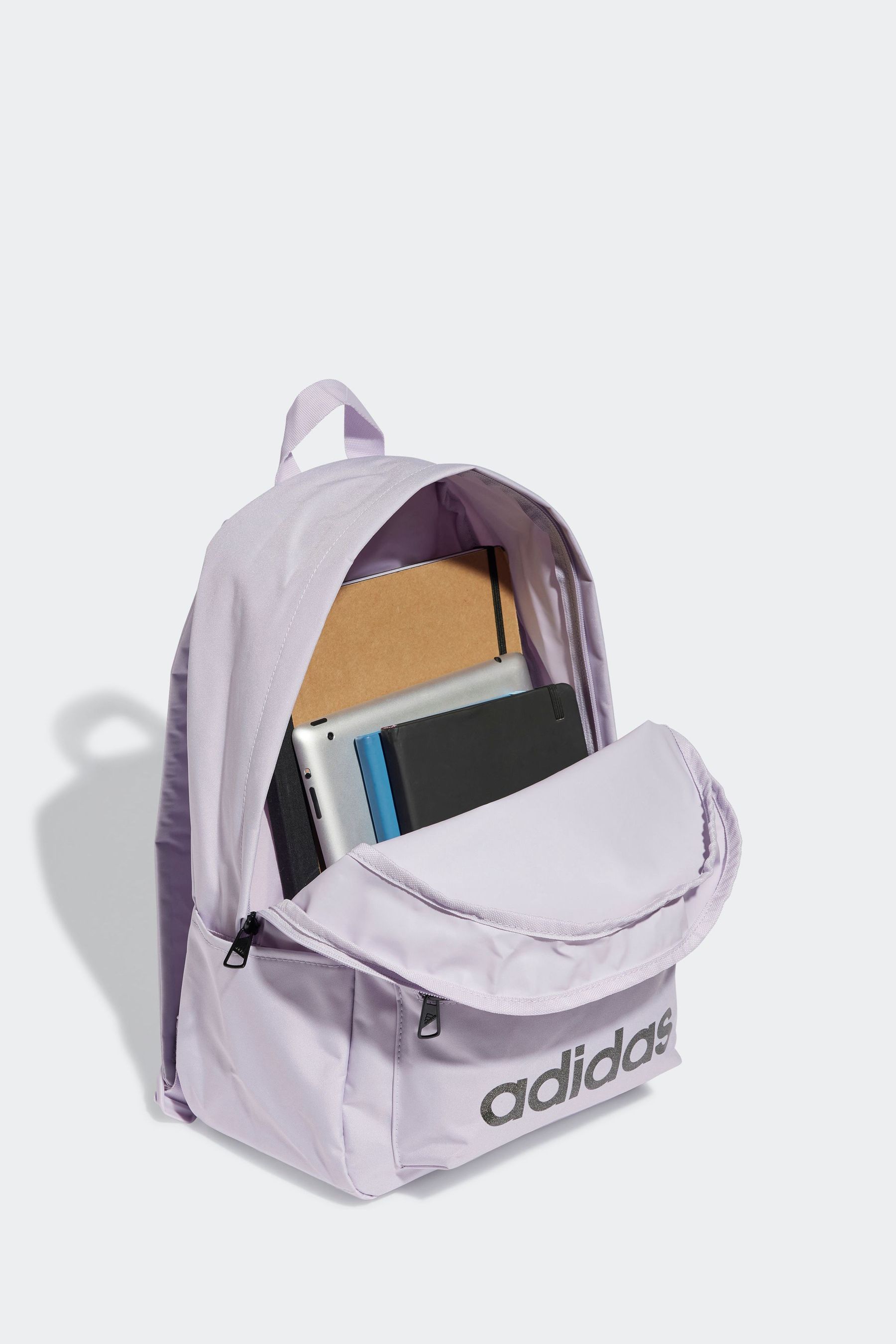 Adidas originals sleek backpack in purple store
