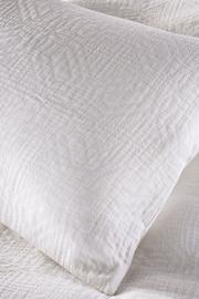 Vantona White Luna Matalesse Duvet Cover and Pillowcase Set - Image 2 of 4