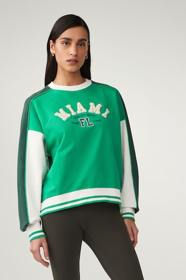 Green City Graphic Sweatshirt