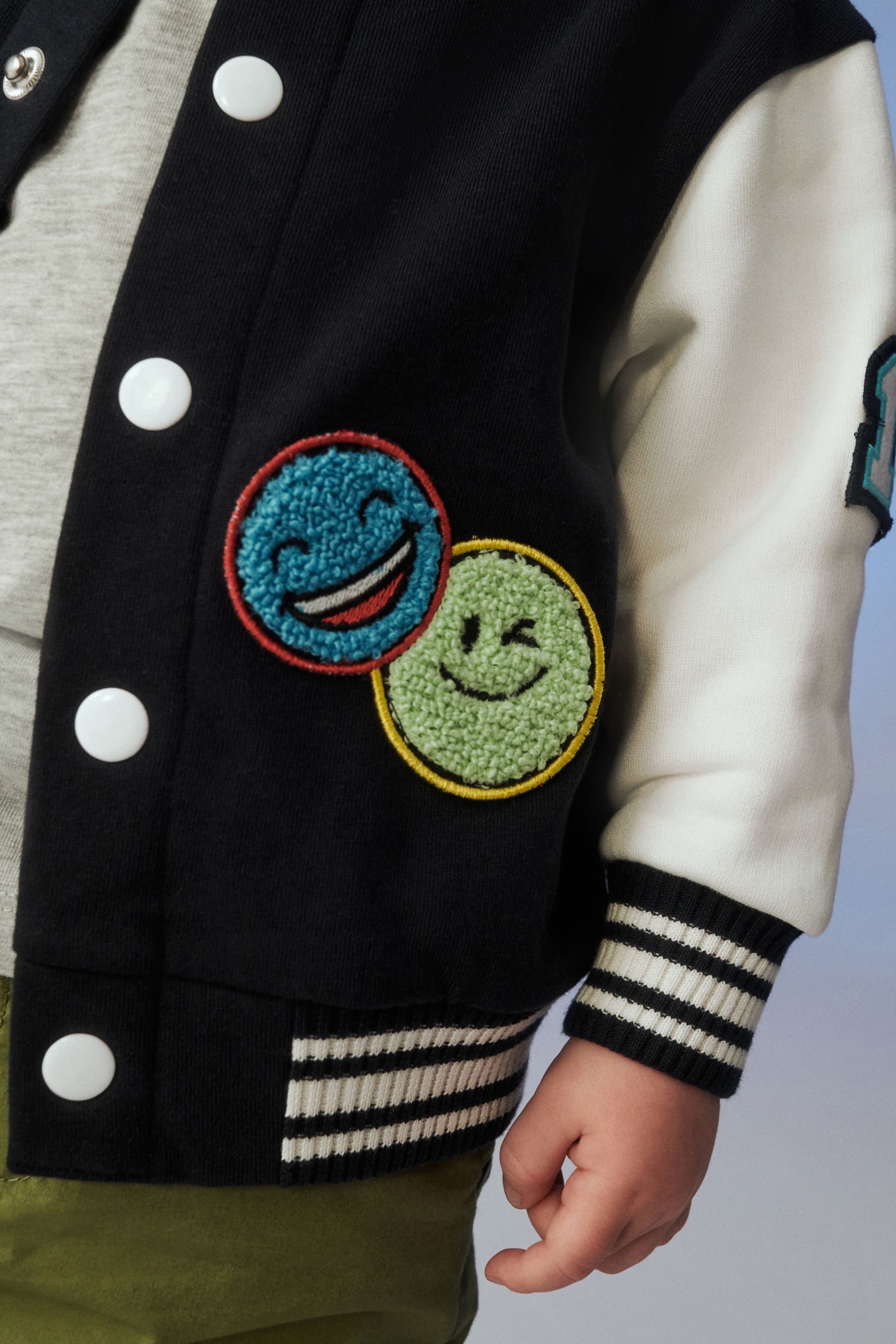 Buy Navy Blue Letterman Jacket 3mths 7yrs from the Next UK