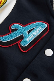 Navy Blue Letterman Jacket (3mths-7yrs) - Image 8 of 9