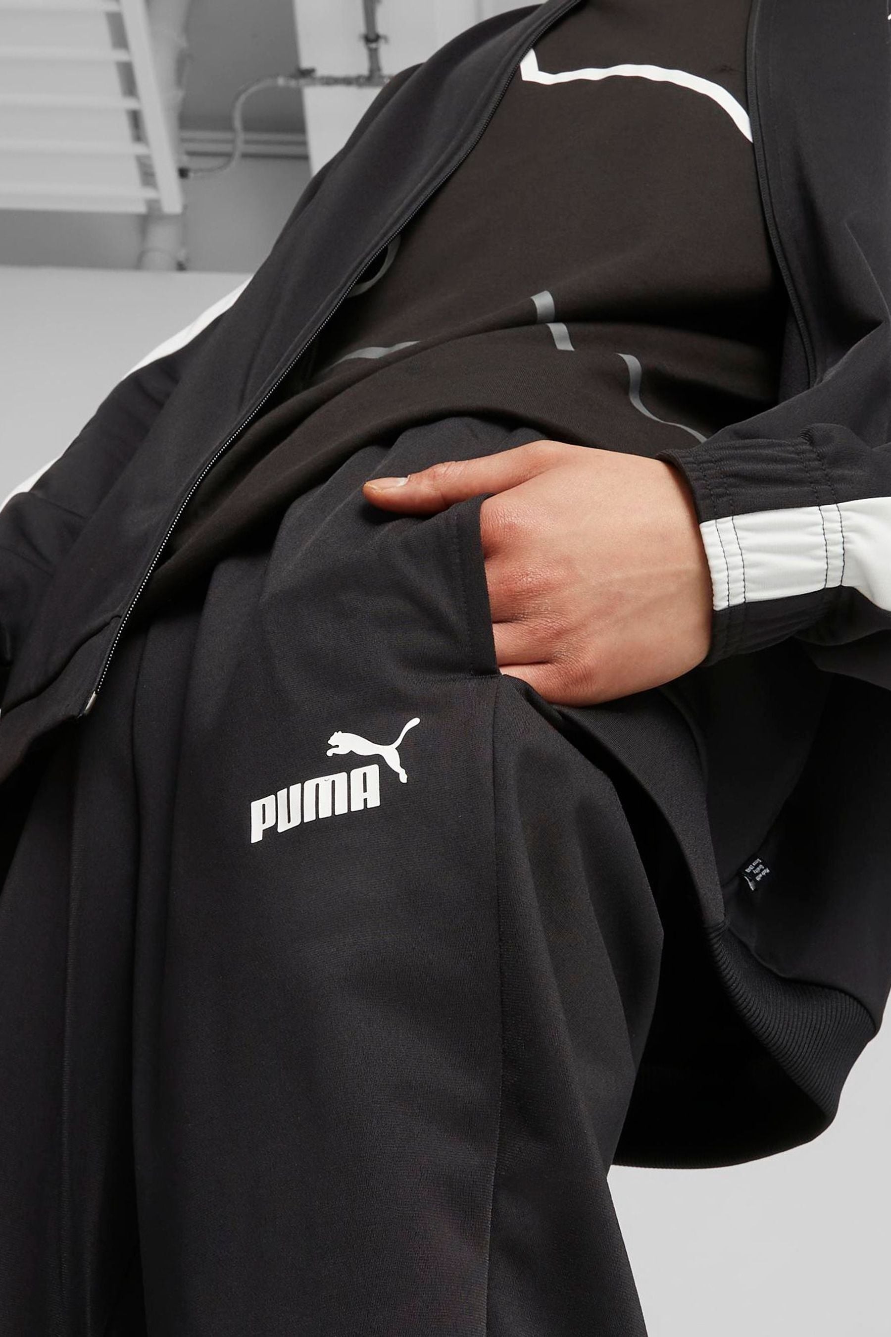 Puma baseball collar tracksuit hot sale