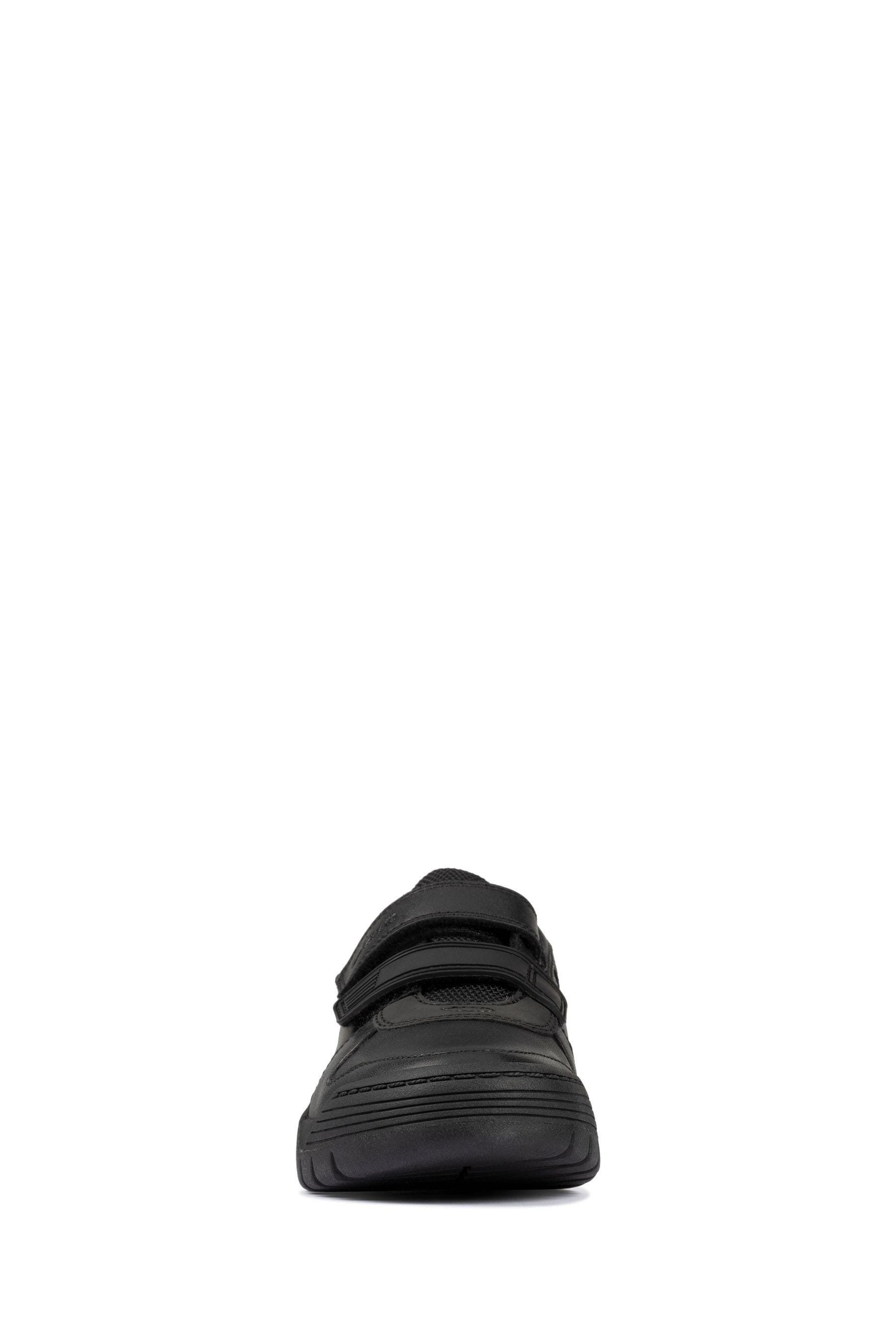 Buy Clarks Black Multi Fit Leather Scooter Speed Kids Shoes from