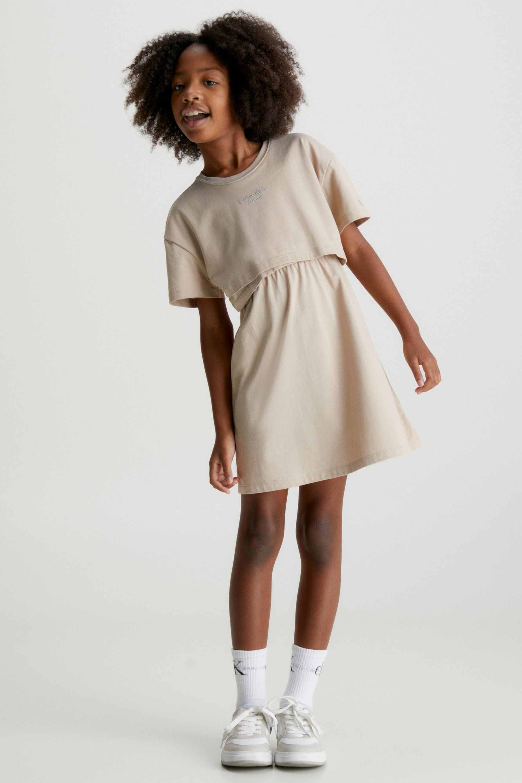 Calvin klein beige dress top