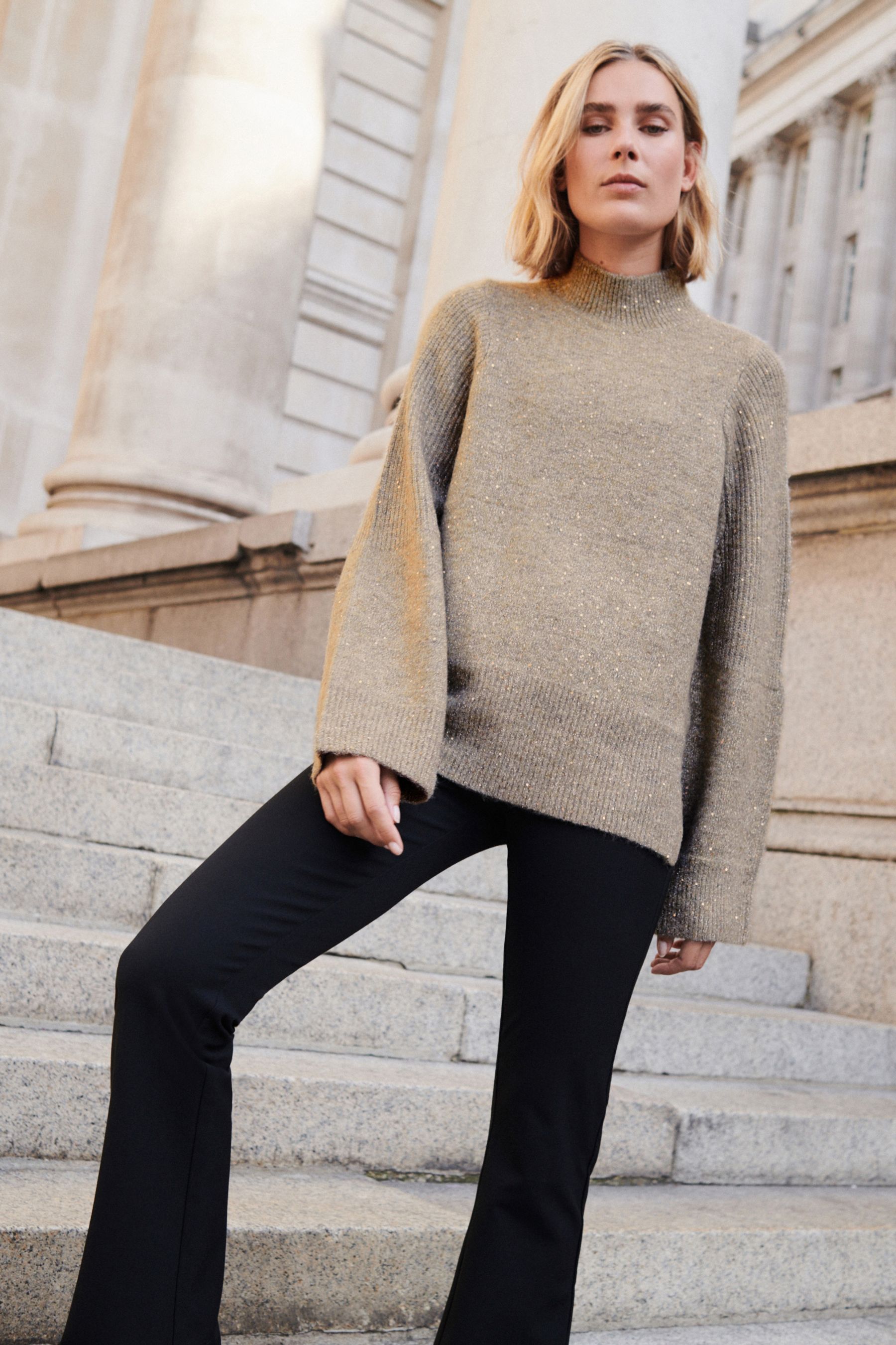 Black bootcut trousers hotsell