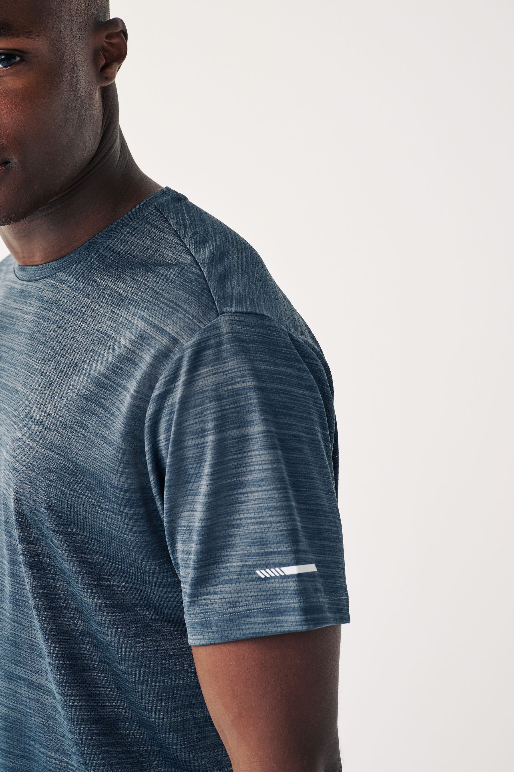 Buy Slate Grey Short Sleeve Tee Active Mesh Training T Shirt from the Next UK online shop