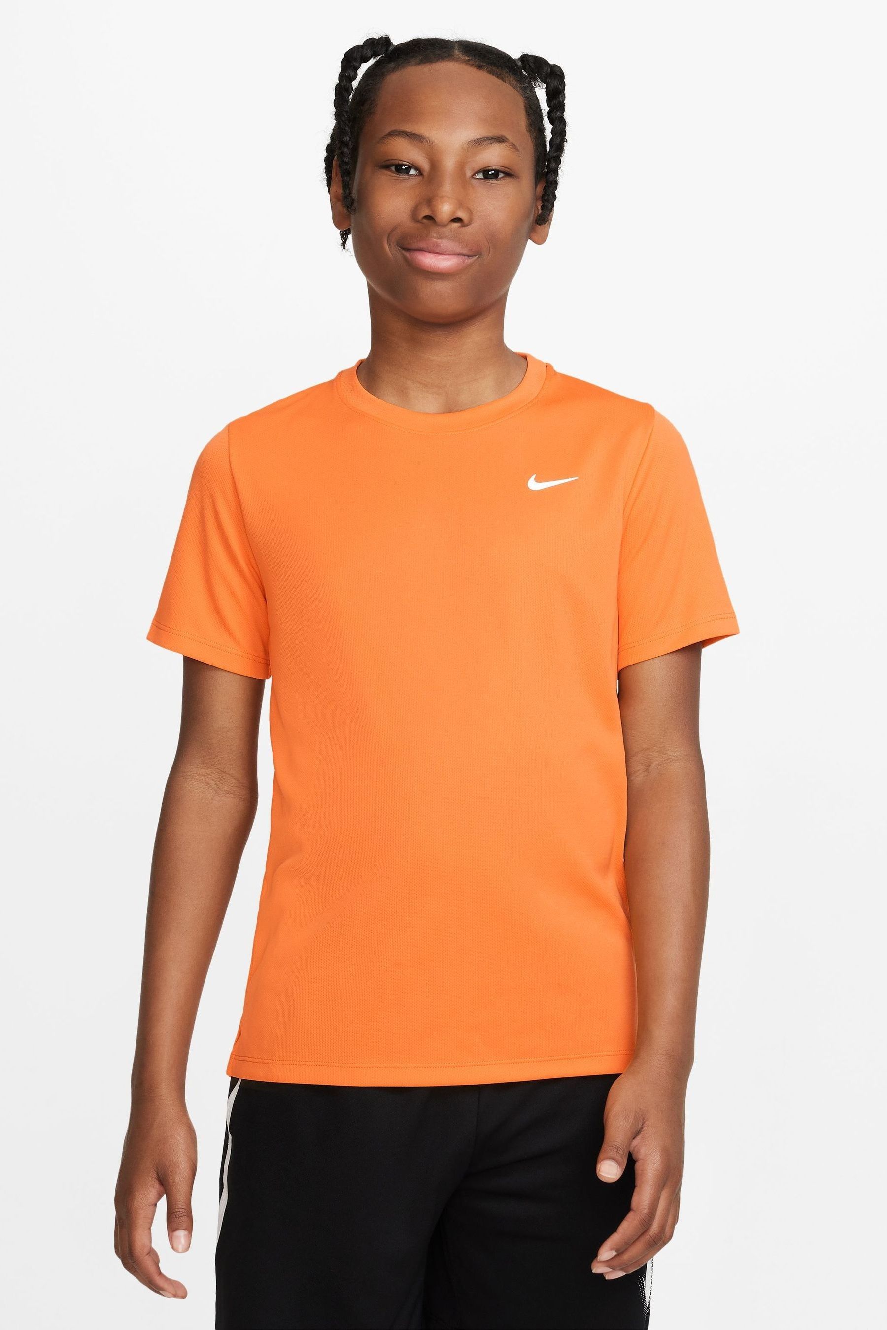 Nike dri fit miler orange outlet