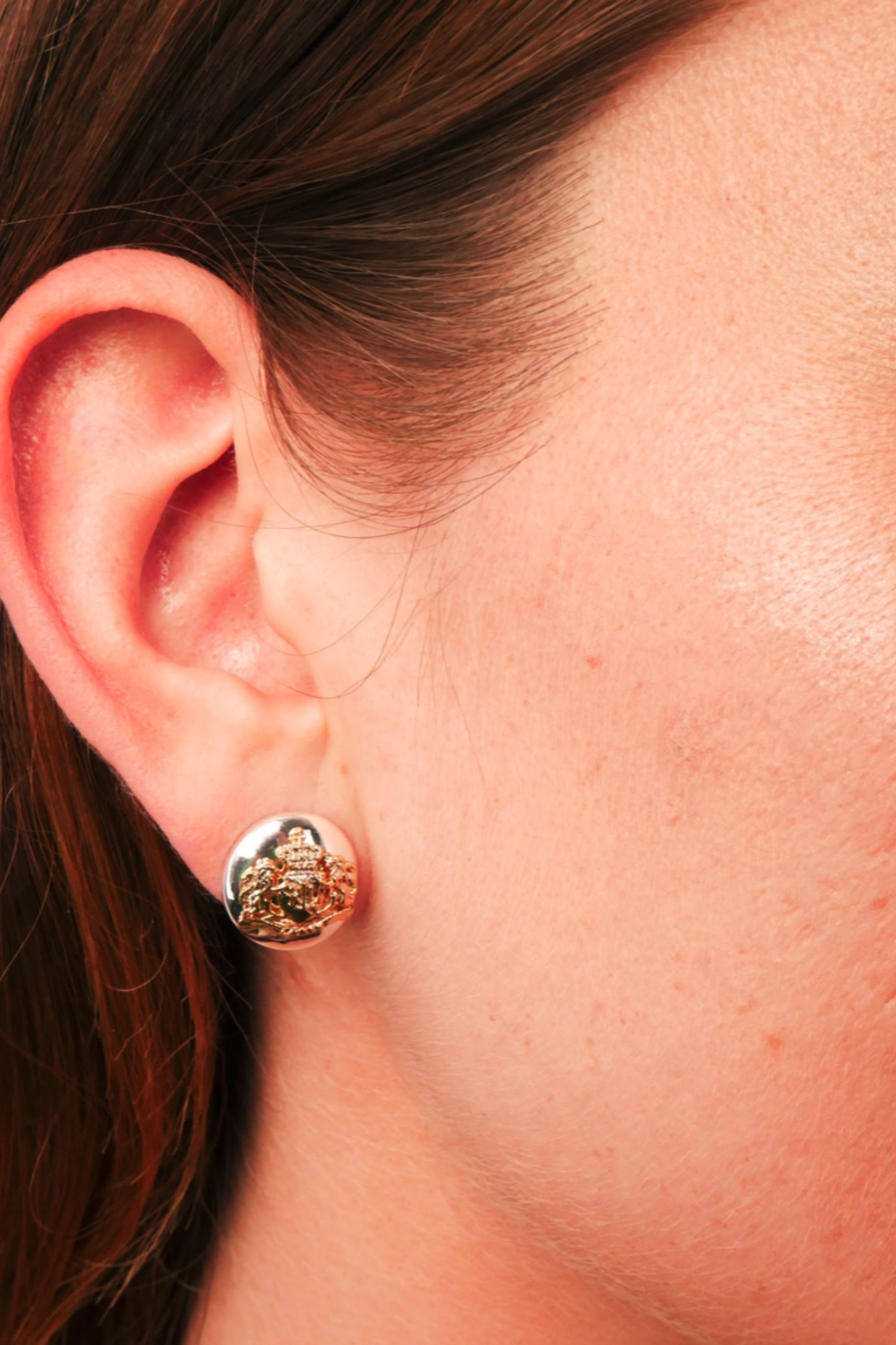 Buy Lauren Ralph Lauren Crest Stud Earrings from the Next UK