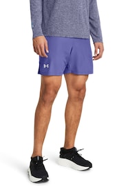 Under Armour Blue Launch 7" Shorts - Image 1 of 7