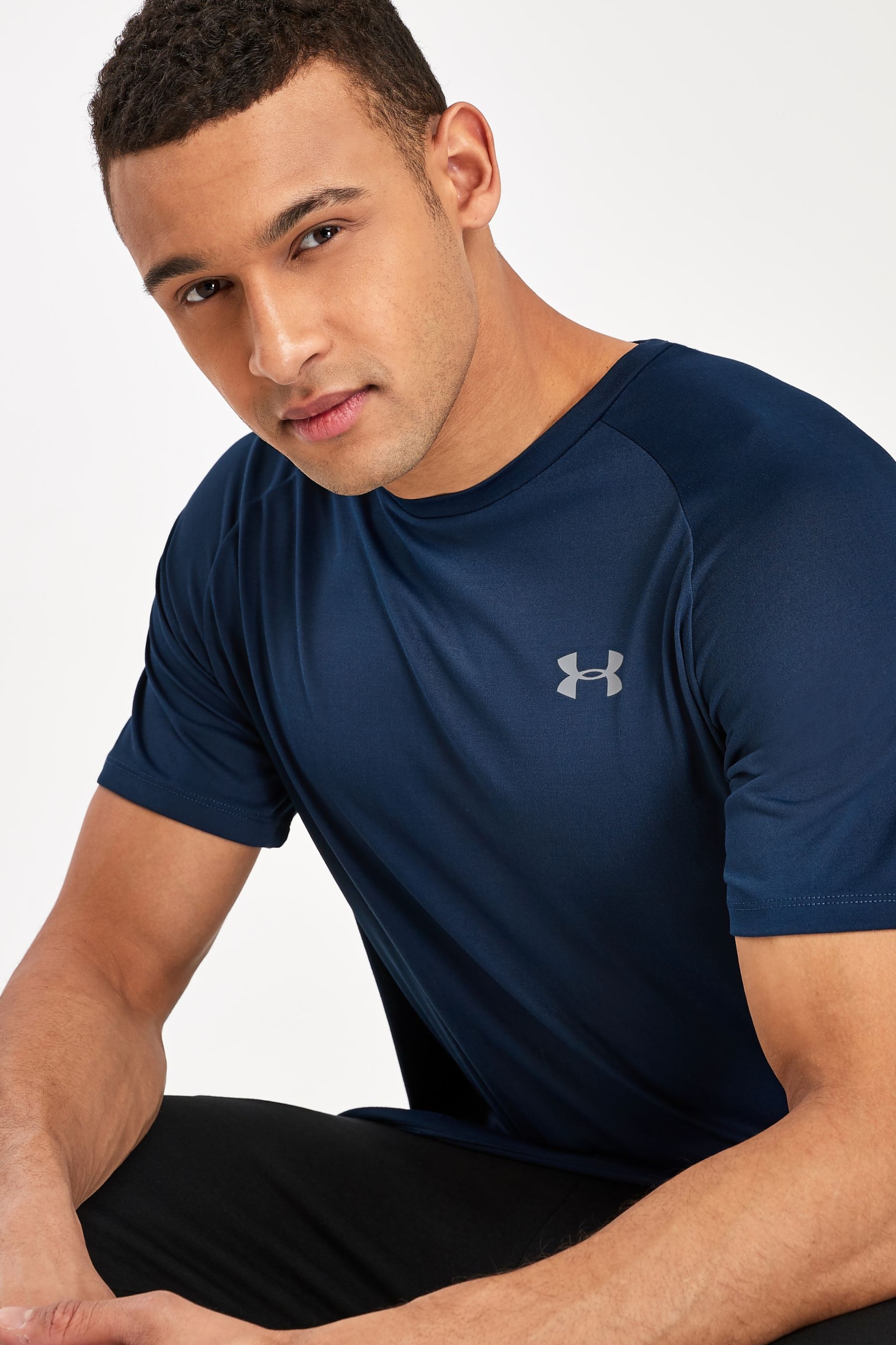 Under Armour Navy Tech 2 T-Shirt - Image 3 of 4