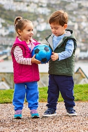 JoJo Maman Bébé Blue & Pink 2-Pack Joggers - Image 8 of 9