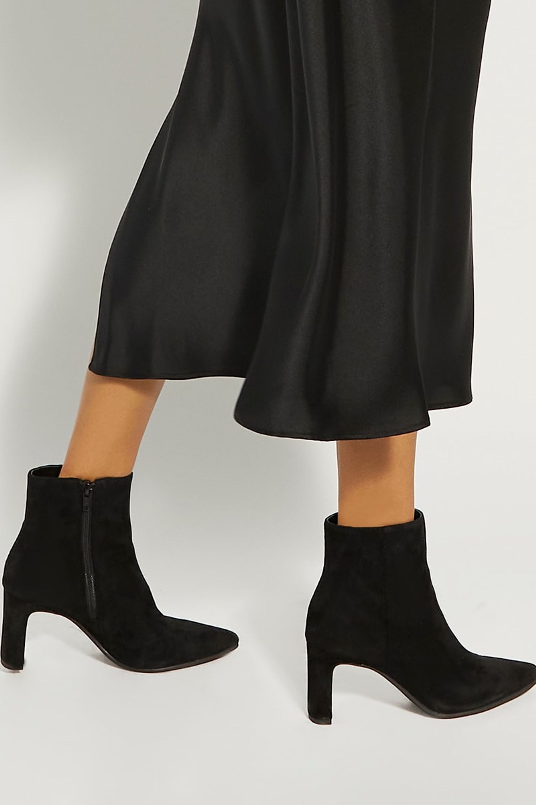 Dune block heel boots outlet