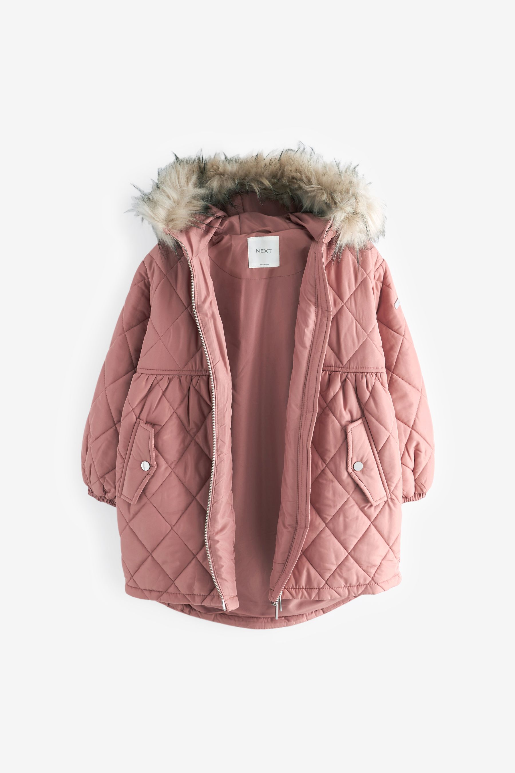 Next pink padded jacket deals