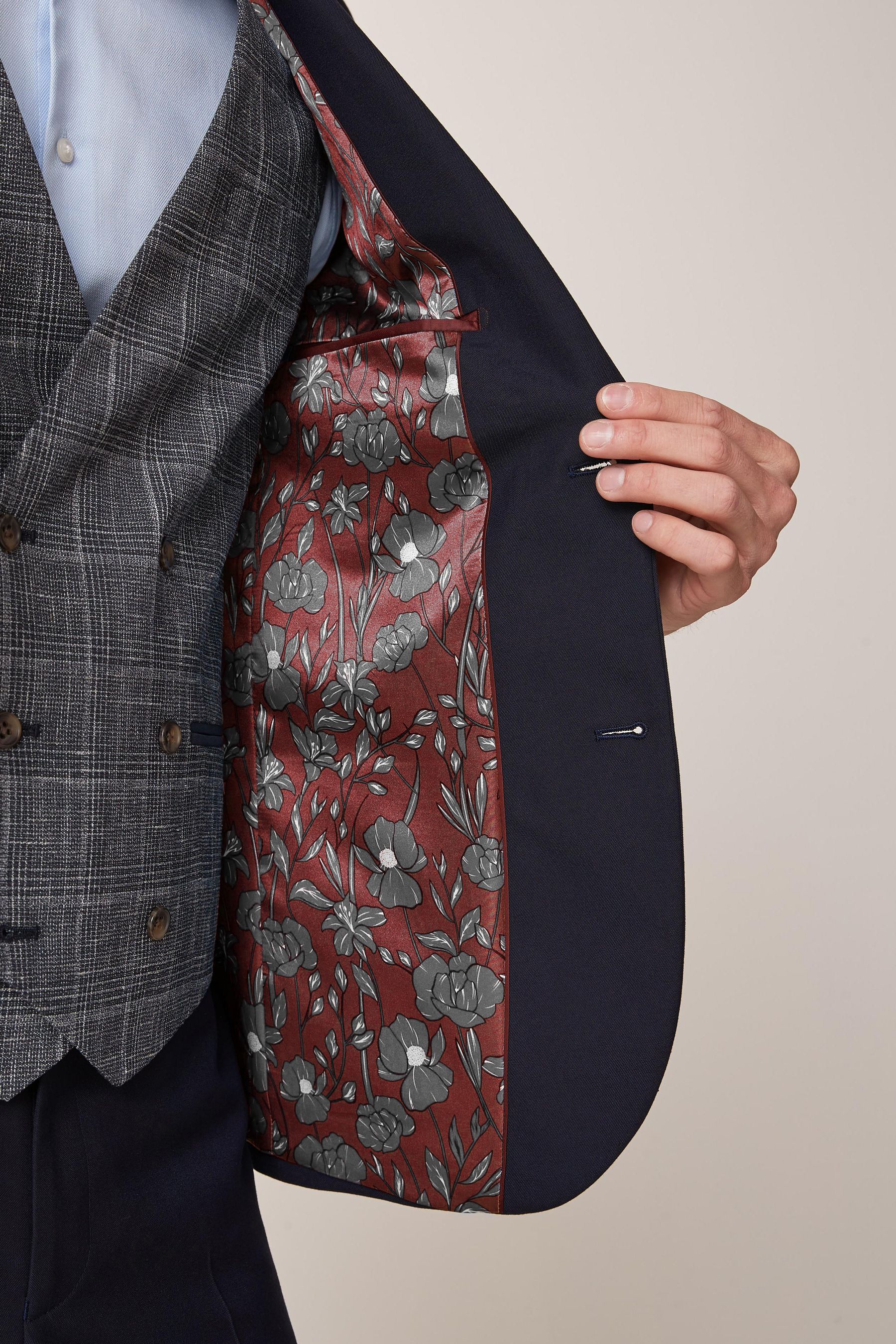 Buy Navy Blue Tailored Fit Two Button Suit Jacket from Next Ireland