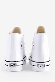 Converse White All Star EVA Lift Junior Trainers - Image 4 of 9