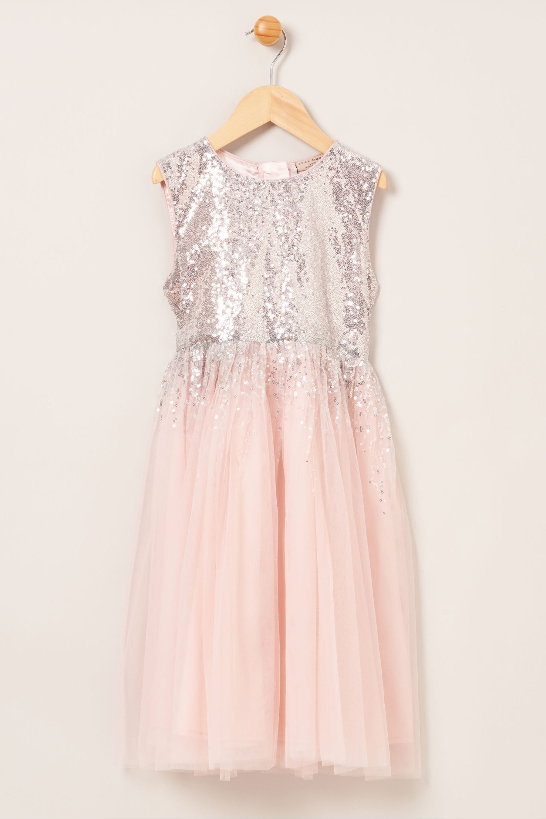 Miss Pink Dress and Cardigan 2 Piece Set