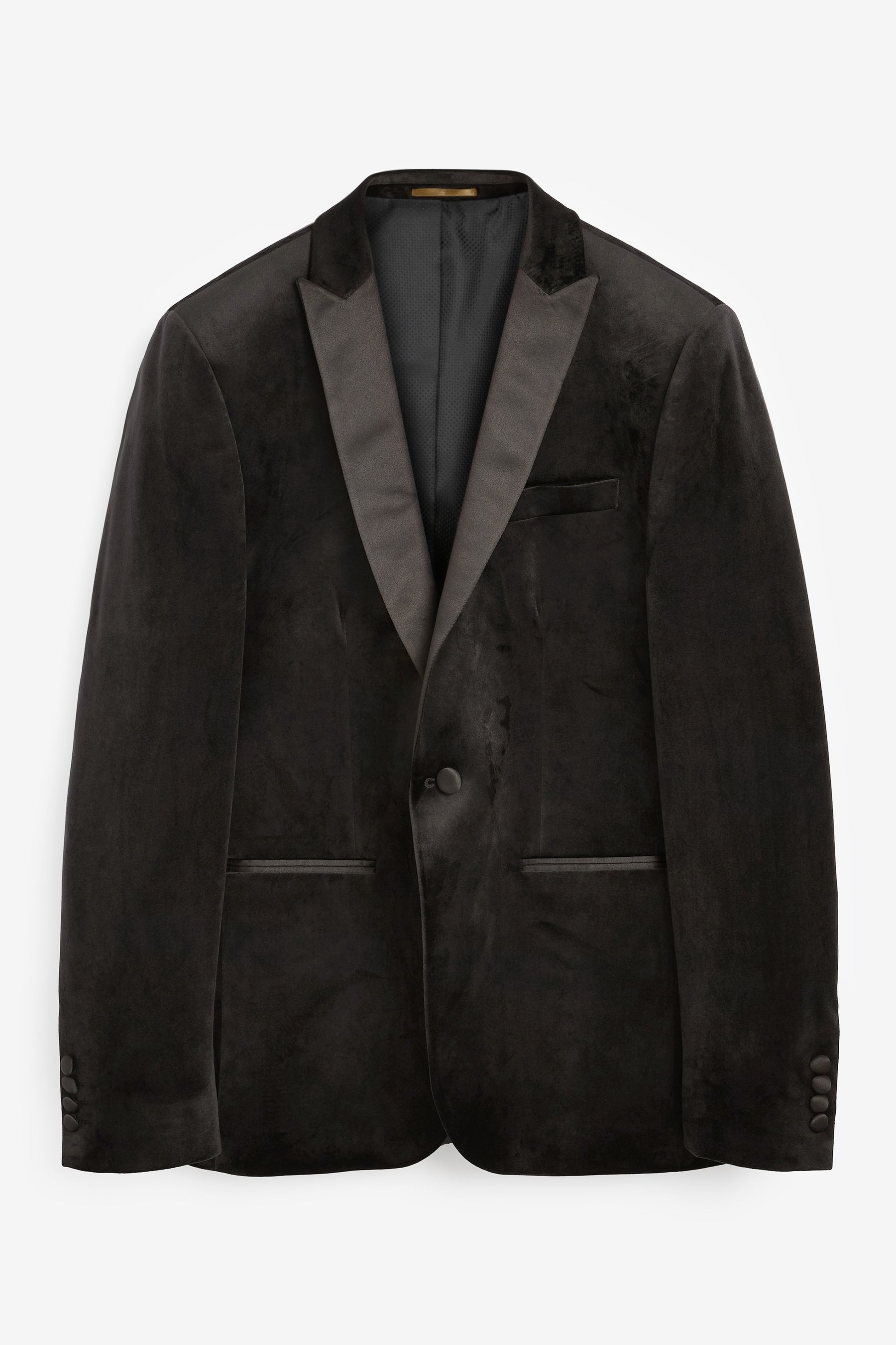 Next black velvet blazer deals