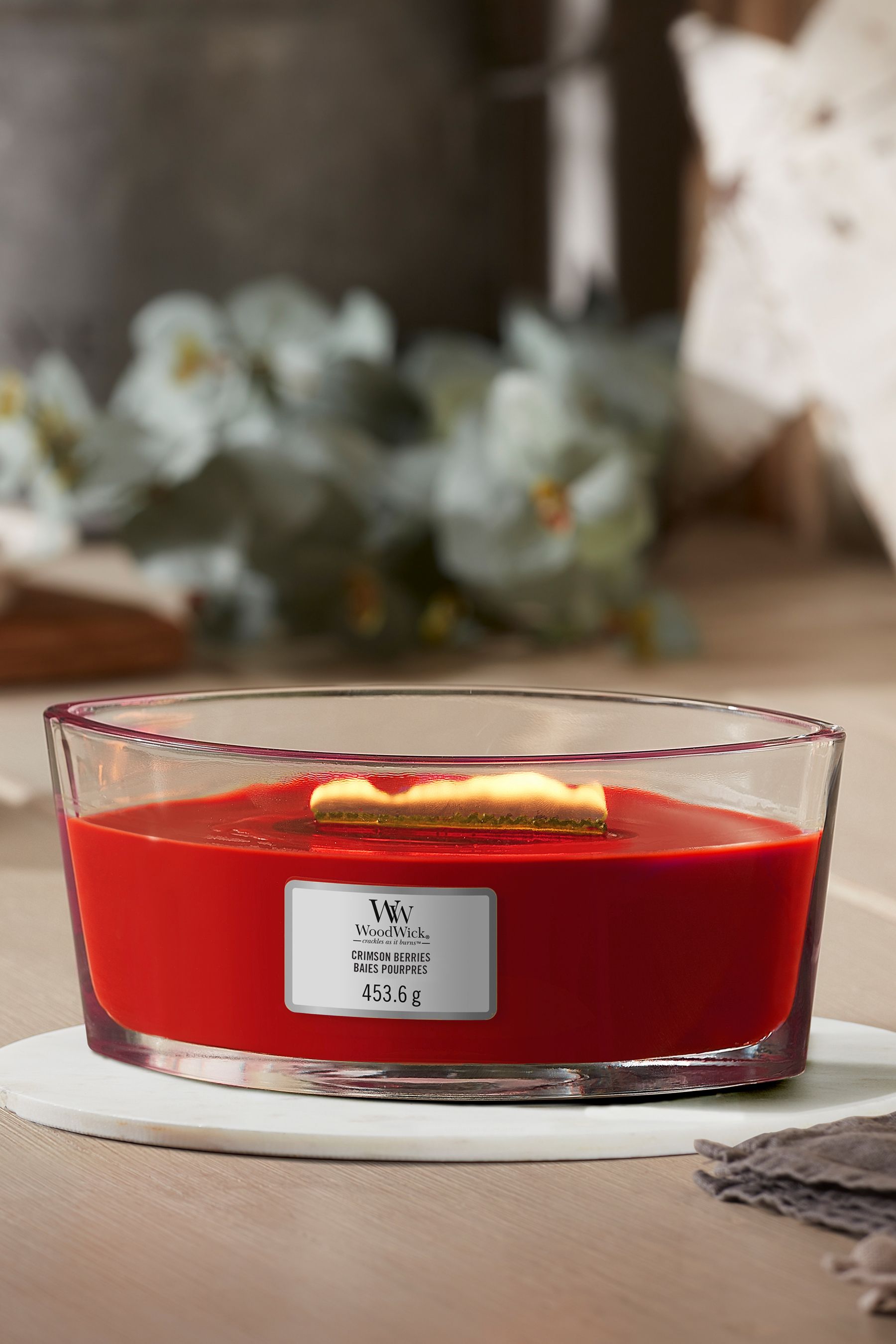 Crackle shop wick candles