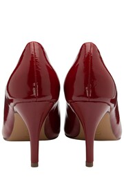 Lotus Red Stiletto Heel Patent Court Shoes - Image 3 of 4
