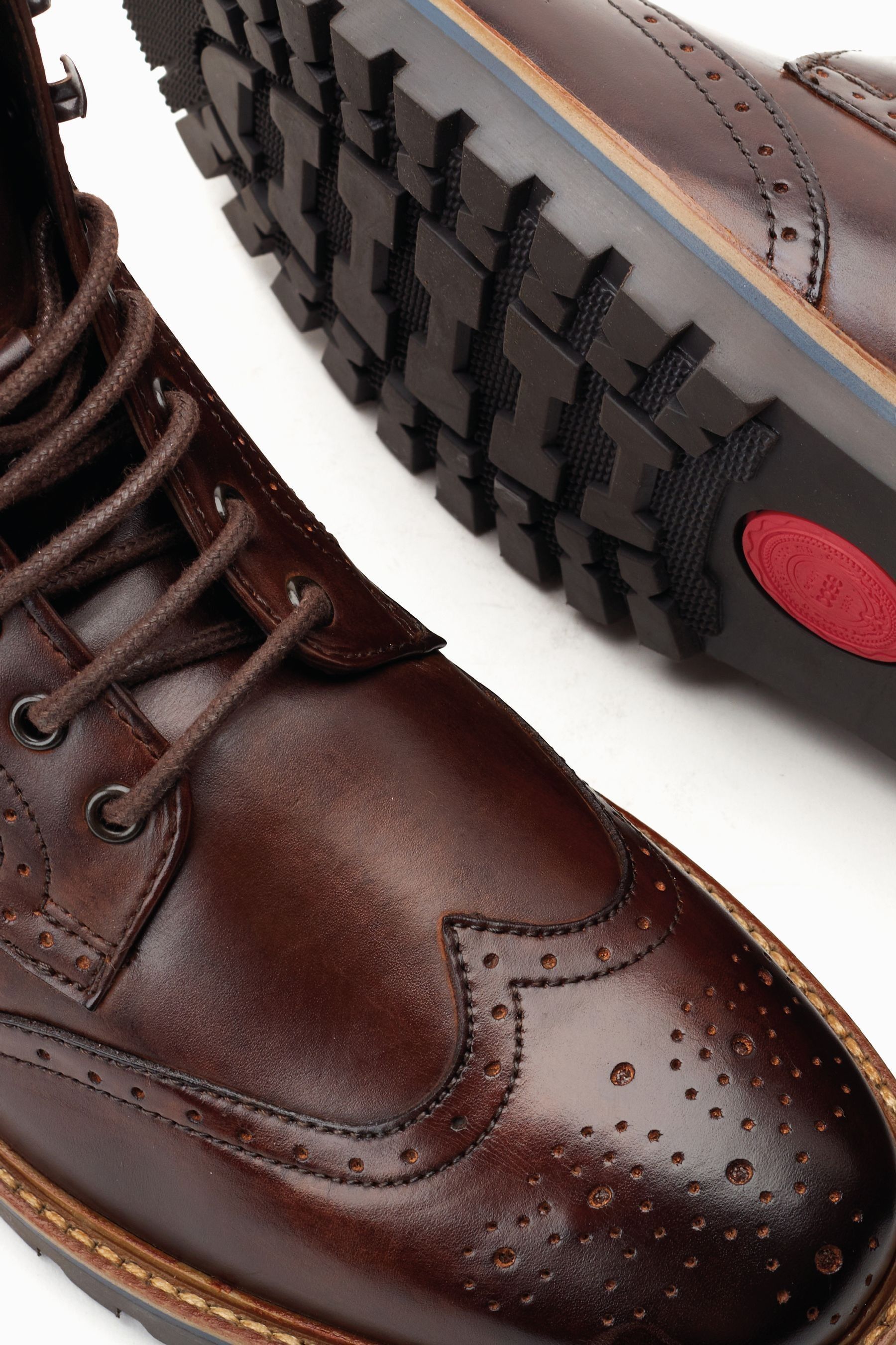 Buy Base London Grove Lace Up Brogue Boots from the Next UK online