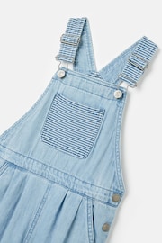 Joules Madeline Blue Chambray Hotch Potch Dungarees - Image 3 of 5