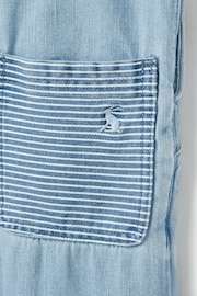 Joules Madeline Blue Chambray Hotch Potch Dungarees - Image 5 of 5