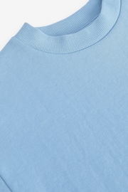 Blue Relaxed Fit Heavyweight T-Shirt (3-16yrs) - Image 3 of 3