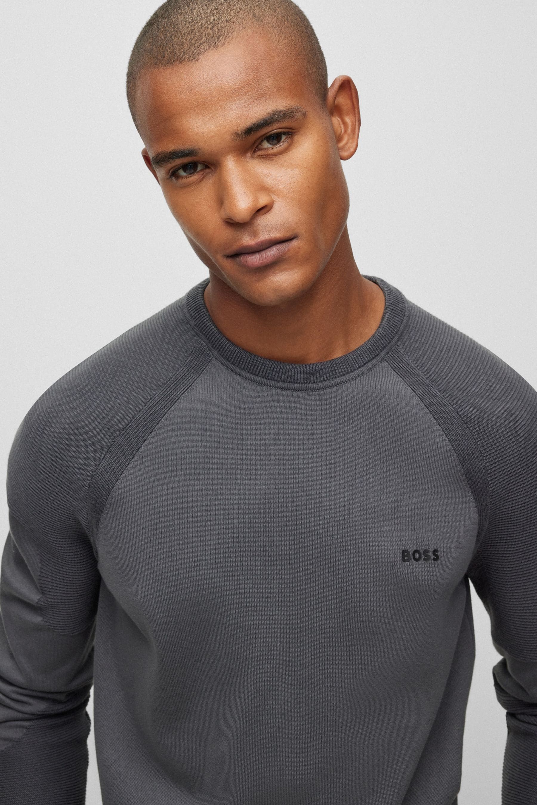 Boss grey sale jumper
