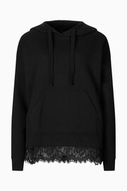 AllSaints Black Lee Hoodie - Image 8 of 9