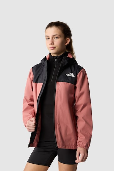 The North Face Pink Girls Rainwear Shell Jacket