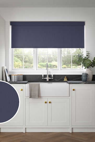 Blue Albans Made to Measure Roller Blind