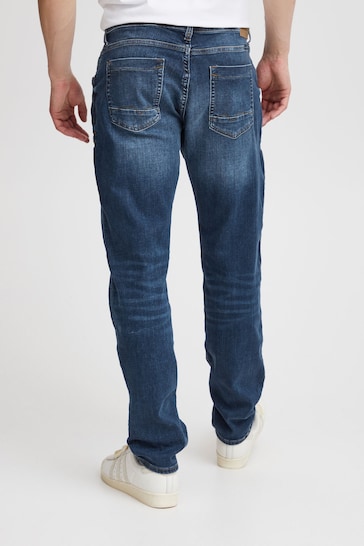 Blend Blue Regular Denim Jeans In Twister Fit With Vintage Finish