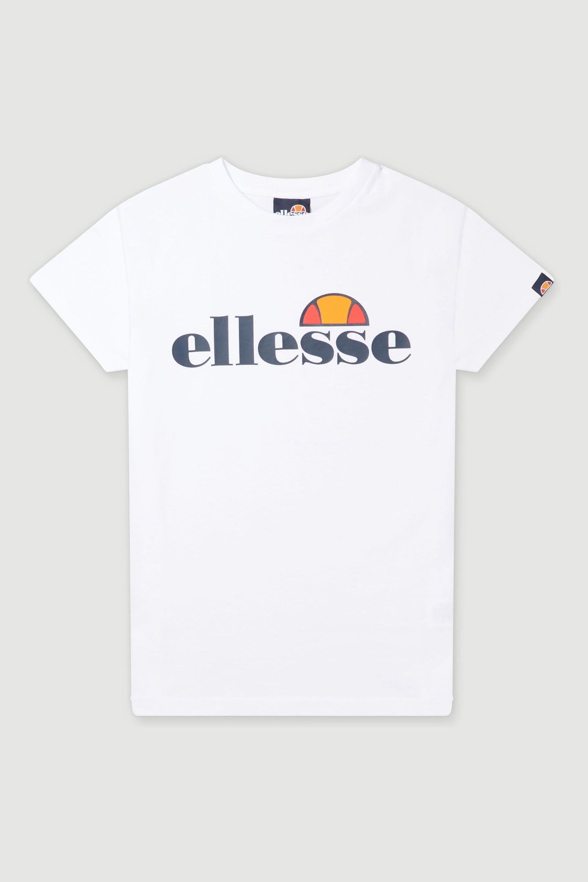 Ellesse Jena Jnr White T-Shirt - Image 1 of 4