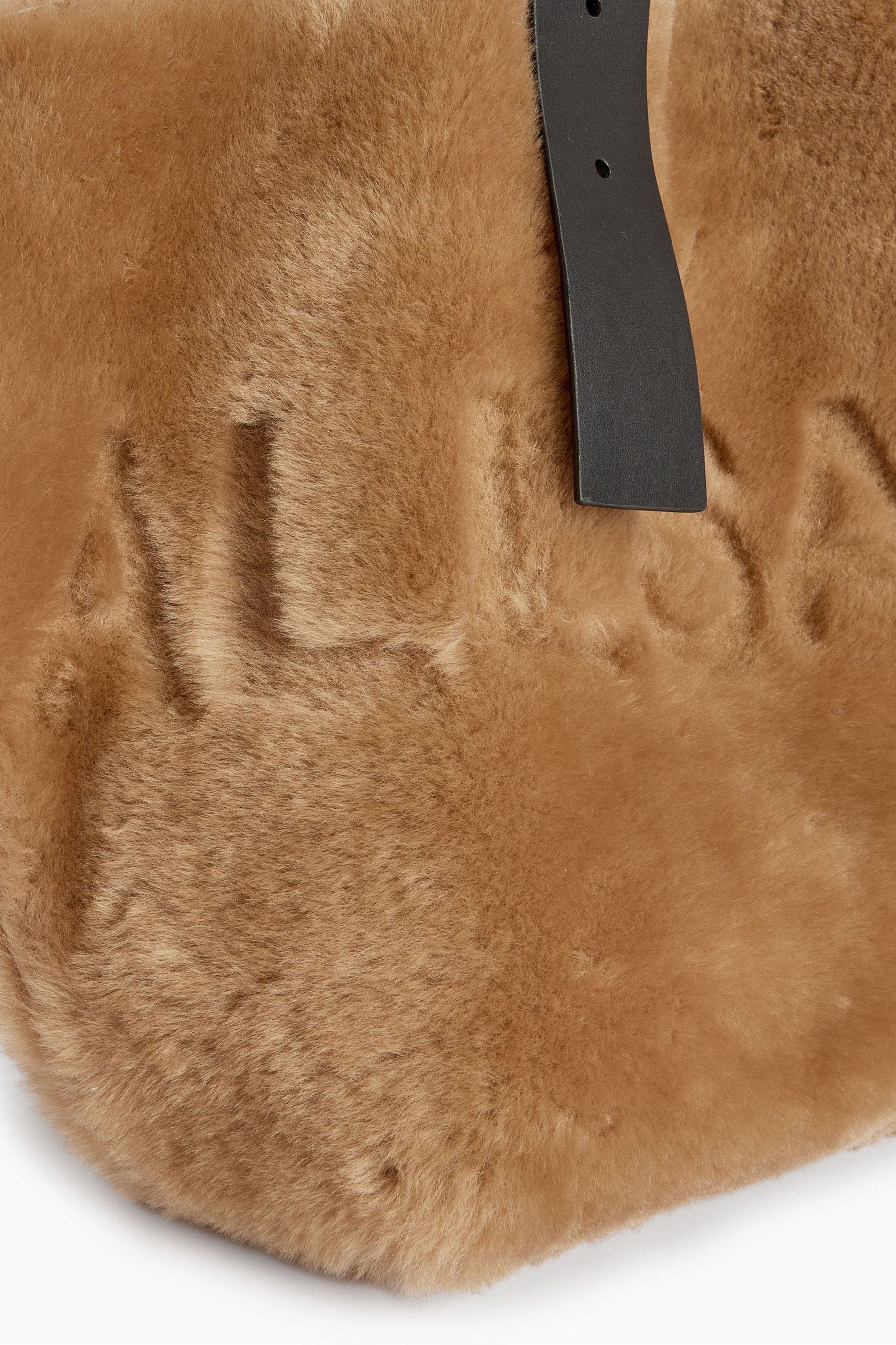 All saints on sale shearling bag