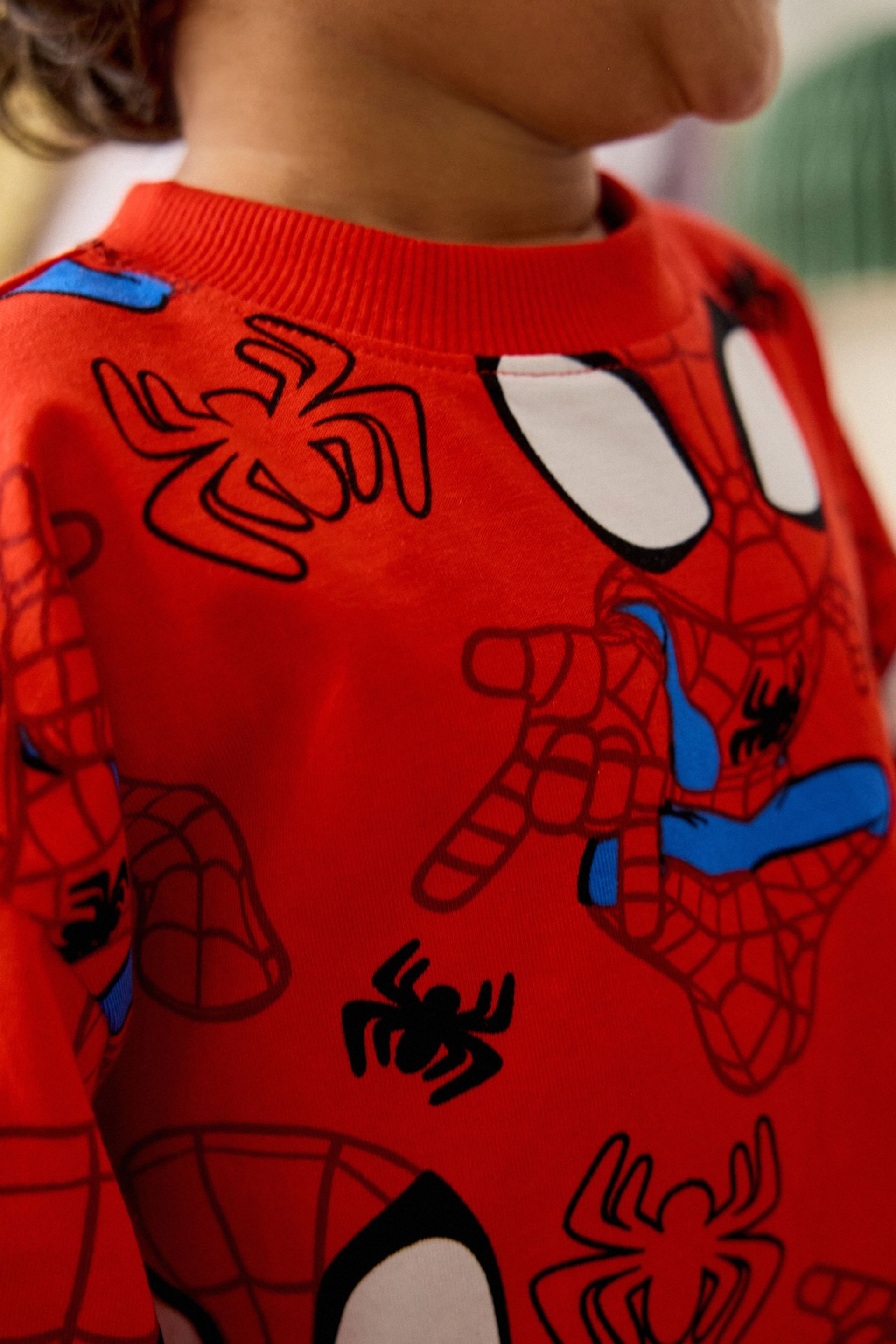 Red/Blue Spidey and Friends 2 Pack Short Pyjamas (12mths-10yrs) - Image 4 of 10
