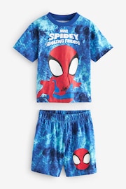 Red/Blue Spidey and Friends 2 Pack Short Pyjamas (12mths-10yrs) - Image 7 of 10