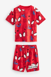 Red/Blue Spidey and Friends 2 Pack Short Pyjamas (12mths-10yrs) - Image 8 of 10