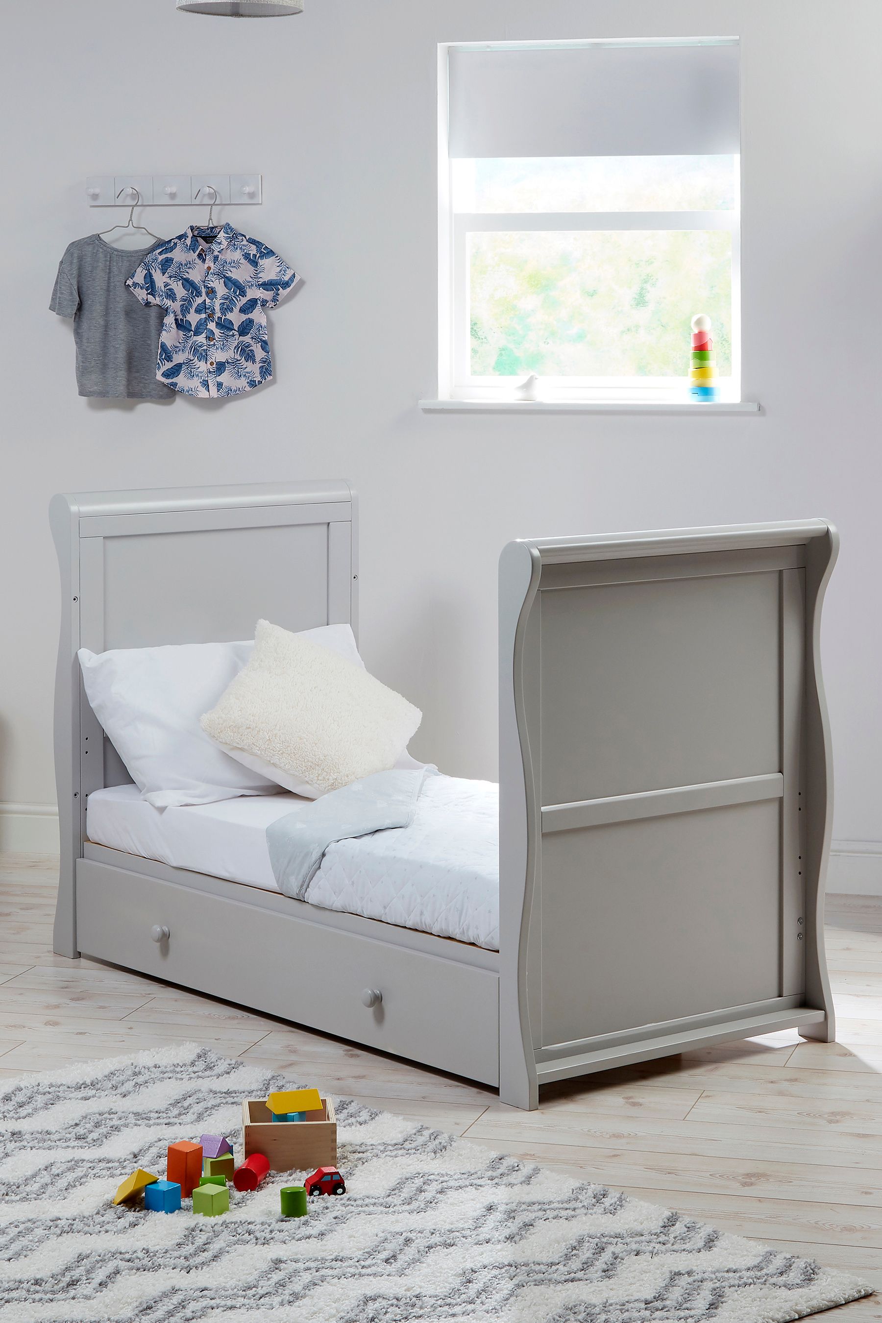 East coast alaska top cot bed grey