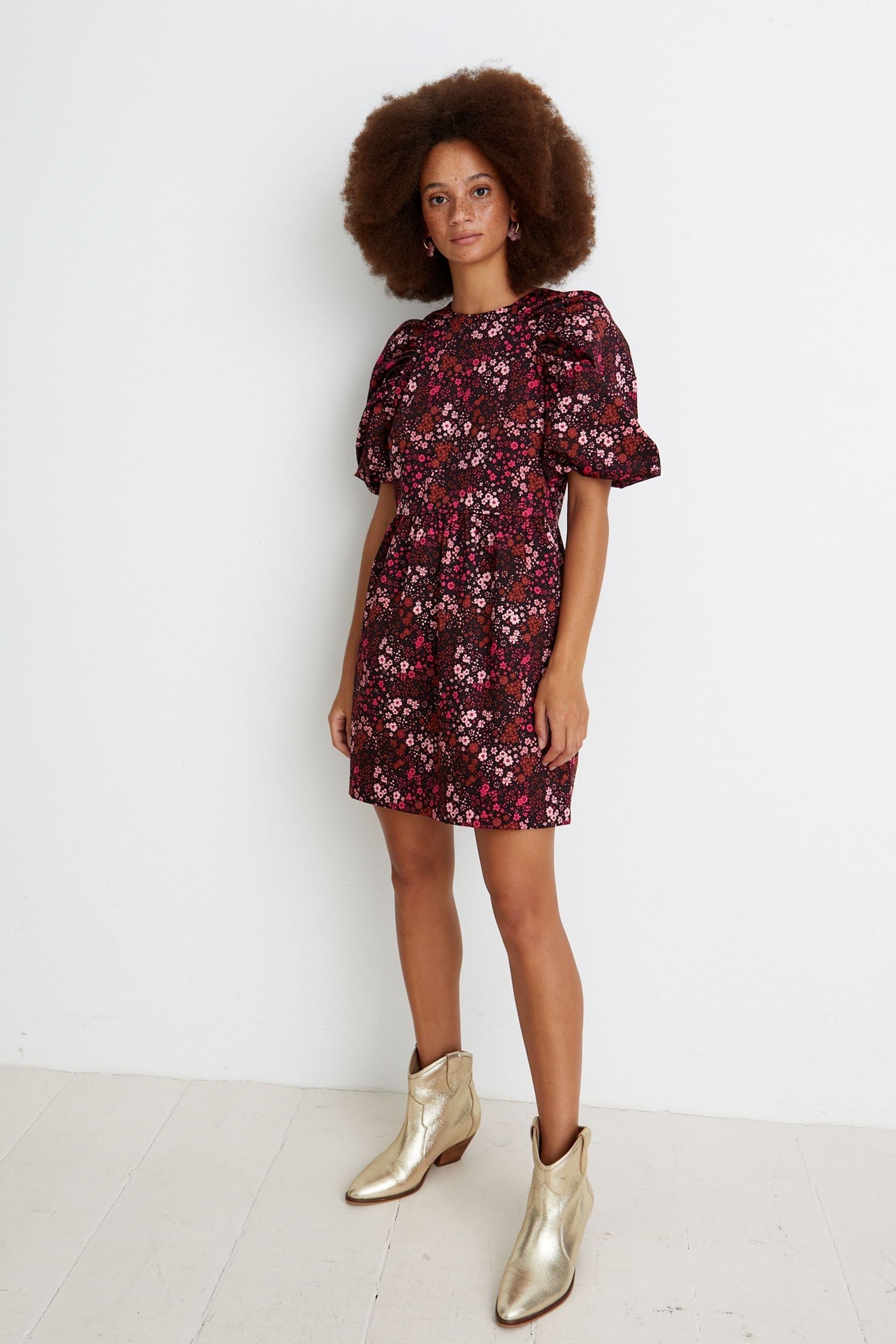 Oliver bonas floral dress online
